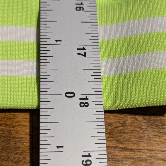 Lime Green Crop Jacket Plastics embroidered on arm and front - Picture 10 of 10